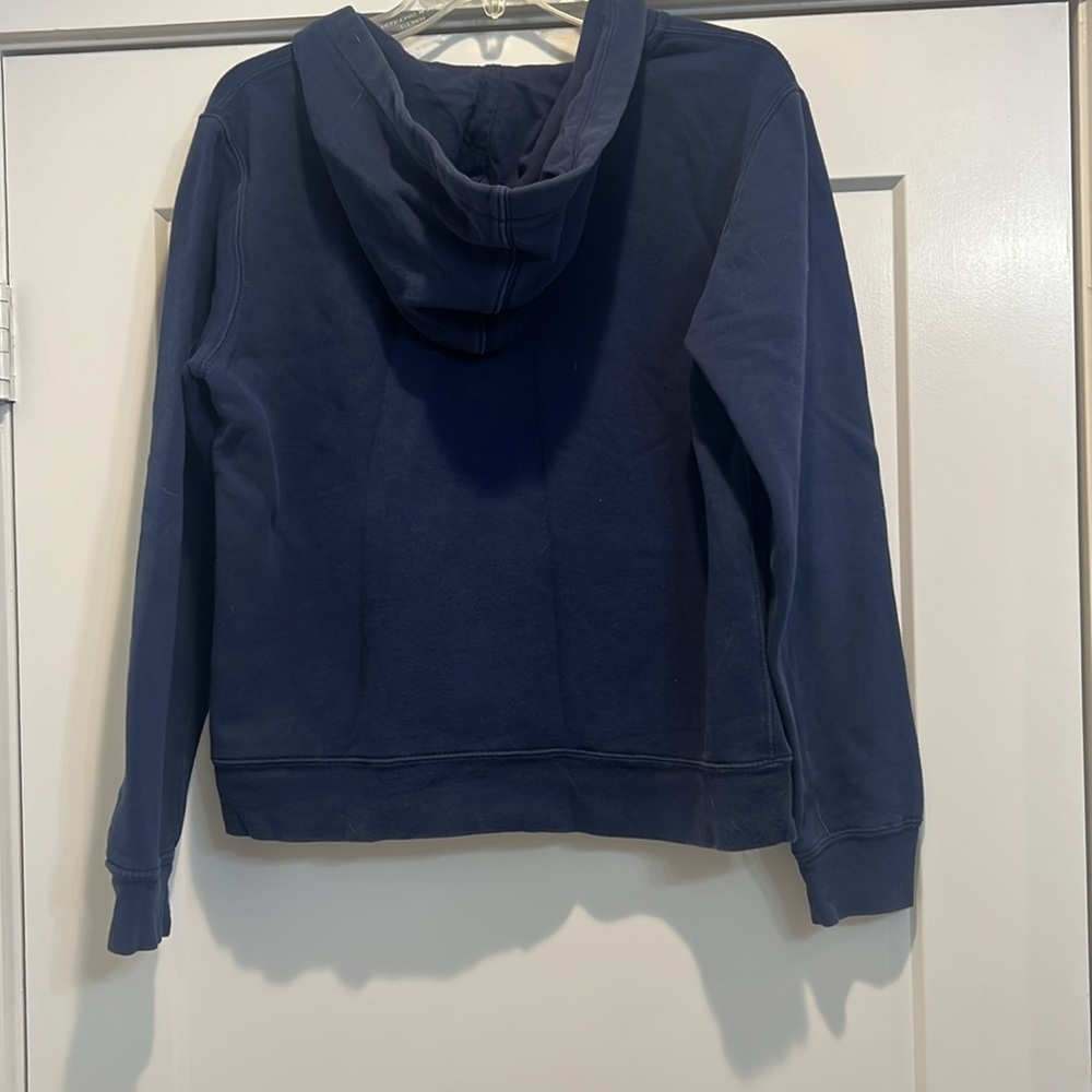 Polo Ralph Lauren navy blue zipper hoodie size XL (18-20). - Picture 4 of 9
